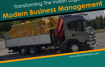 the modern business management system is transforming the indian logistics and transportation system