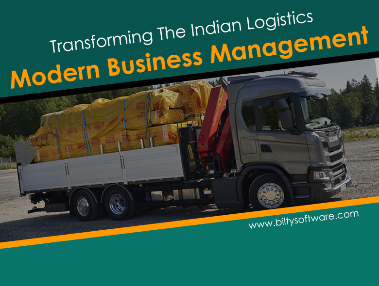 the modern business management system is transforming the indian logistics and transportation system